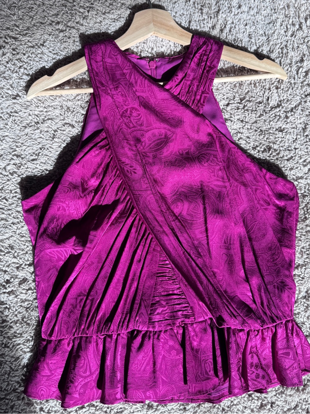 Veronica Beard - Magenta Kailani Top (NWT)